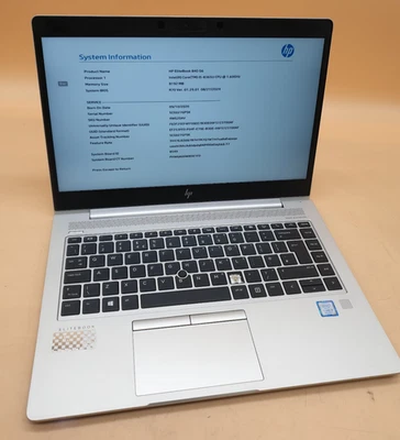 HP EliteBook  840 G6 14" CORE i5-8365U  1.6GHZ  BIOS LOCKED ,SL31 - Image 1 of 4