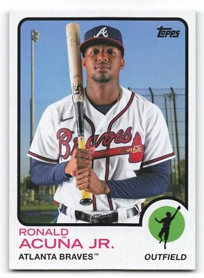 2021 Topps Archives #111 RONALD ACUÑA JR.  Atlanta Braves  !!! - Image 1 of 2