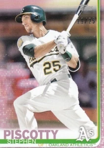 STEPHEN PISCOTTY /25 TOPPS MINI PINK ON DEMAND OAKLAND A'S #66 2019 19 - Picture 1 of 1