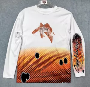 Guy Harvey Long Sleeve Shirt Mens Large Hammerheads Collection Redfish - Picture 1 of 14