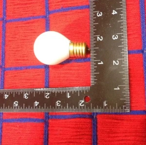 new ROUND white C9 Christmas string S11 LIGHT BULB 10S11 /N 130V sign 10w mirror - Picture 1 of 4