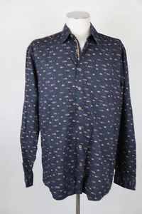 Camel Active Men's Shirts Size L Man Casual Vintage Shirt Cotton - Picture 1 of 9