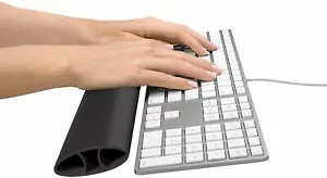 New Fellowes I-Spire Ergonomic Keyboard Wrist Rocker Pad Rest Black MSRP $34.50 - Picture 1 of 7