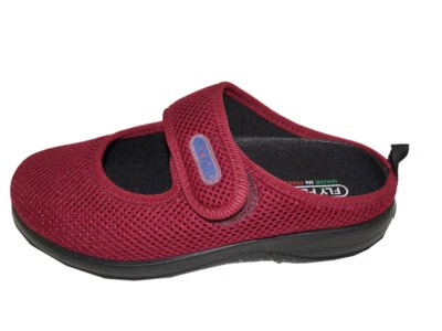 Fly Flot,Pantoffel,mit herausnehmbarer Sohle,bordo