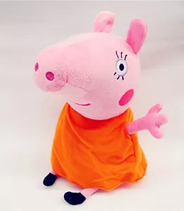 30CM PEPPA PIG FAMILY (MUMMY PIG) PLUSH KID BABY SOFT TOY STUFFED DOLL - Picture 1 of 3