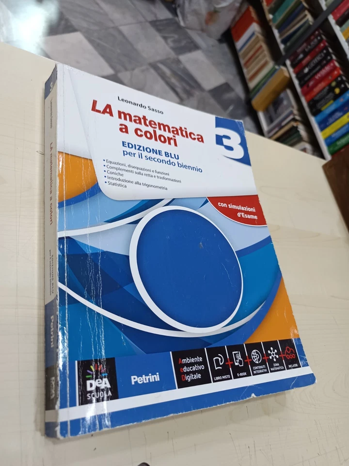 9788849421248 - LA MATEMATICA A COLORI - volume 3 con e-book - Petrini - Immagine 1 di 2