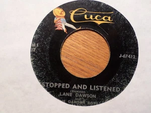 CUCA 45 SCHALLPLATTE/LANE DAWSON/TRUCKIN'/GESTOPPT UND GEHÖRT/GUT/ COUNTRY VINYL - Bild 1 von 2