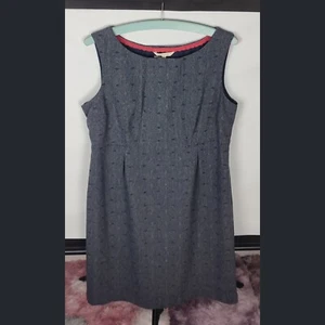 White Stuff Winter Wool Blend Pinafore Dress Work Office Preloved Size 14 - Picture 1 of 4