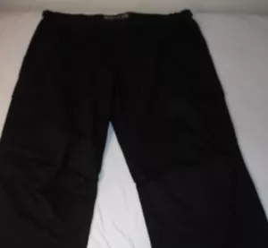 MENS ROYAL BLUE black CARGO PANTS 36-42x33 - Picture 1 of 3