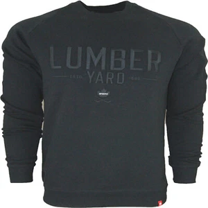 CCM Hockey "Lumber Yard" Fleece Crew Sweatshirt (FCR27A) Size Senior/Adult-Black - Picture 1 of 3