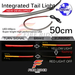 FRW 50cm LED Integrated Tail Light Brake Turn Signal FOR Universal Yamaha - Bild 1 von 6