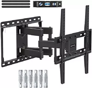 TV Wall Bracket Mount Tilt & Swivel for 26 32 40 42 46 50 55 60"Double Arms - Picture 1 of 5