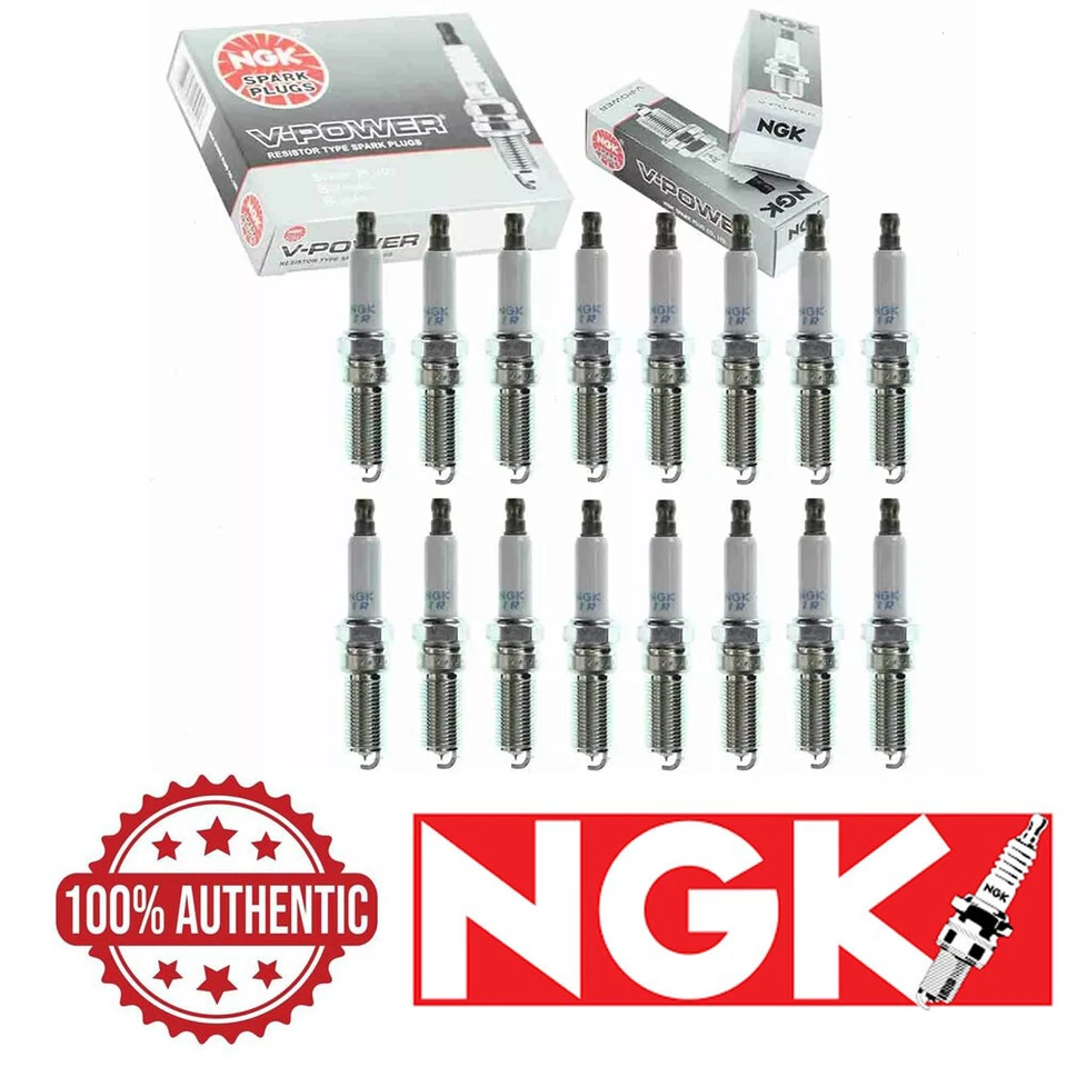 Bujías de alimentación NGK originales 16 piezas para Dodge Ram 1500 2003-2008 5,7 L V8 5,7 L Foto 1 de 1
