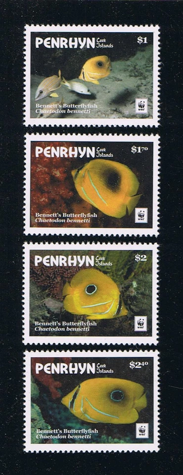 Penrhyn - 2017 WWF Butterflyfish Singles Set - Image 1 of 1
