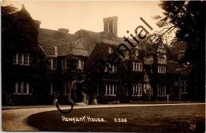 ROWFANT HOUSE SUSSEX ECHTFOTO VINTAGE POSTKARTE - Bild 1 von 2