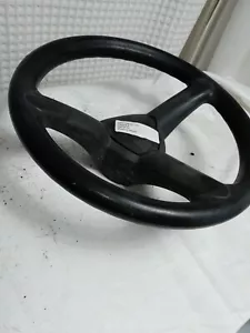 John Deere L110 Lawn Tractor Steering Wheel JDGY22528 with Cap JDGX26490 OEM - Picture 1 of 3