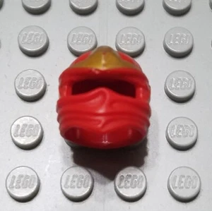 LEGO Red Ninjago Head Wrap Minifigure Piece with Gold 3 Point Emblem - Picture 1 of 1