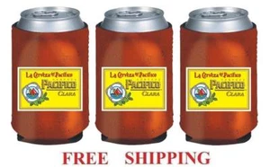 PACIFICO CLARA CERVEZA 3 BIERDOSENKÜHLER COOZIE COOLIE KOOZIE HUGGIE NEU - Bild 1 von 1