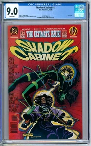 Shadow Cabinet 17 grado CGC 9,0 en muy buen estado/nuevo número último DC Comics 1995 - Imagen 1 de 2