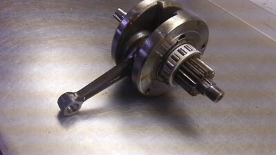 1971 Honda SL 100  Crank Shaft w Rod Good Bearings  G2-7 - Imagem 1 de 4
