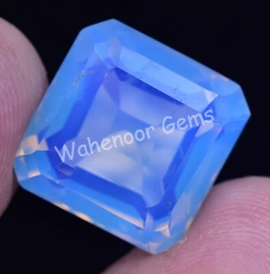 Natural Cornflower Blue Opal 12.70 Ct Emerald Welo Australian Certified Gemstone - Image 1 of 4