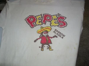 Pepe's Barrow Alaska Shirt Genuine Vintage Souvenir - Picture 1 of 6