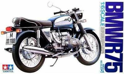 Kit raro Big size Tamiya 1/6 Real model kit BMW R75 / 5 dal Giappone 2744 - Immagine 1 di 4
