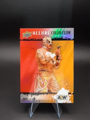 Rey Fenix 2022 AEW Allure Wrestling Color Flow Red/Orange #R-26 - Image 1 of 2
