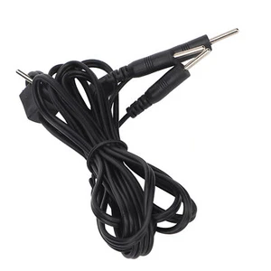 5pcs 4.4ft Electrodes Wire 2.5mm Portable Replacement Pin Electrode Wires - Picture 1 of 22