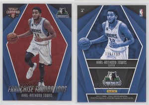 2016 Panini Totally Certified Franchise Foundations Red /199 Karl-Anthony Towns