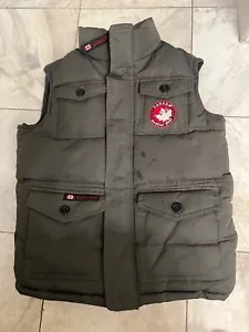 CANADA WEATHER GEAR Women’s Vest Quilted Puffer In Gray .. Medium - Picture 1 of 12