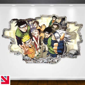 NARUTO ANIME Wall Sticker Vinyl Decal Mural Poster - Picture 1 of 2