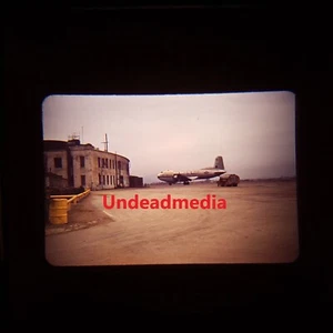 Korean War Military Military Plane 1950's 35mm Slide Red Border Kodachrome - Picture 1 of 3
