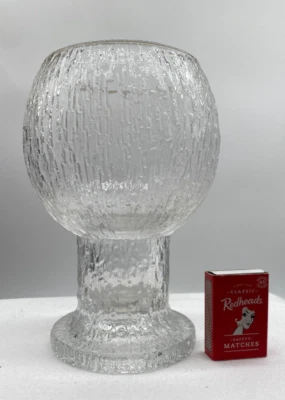 iittala Finland Original 1970's Kekkerit Vase Classic Timo Sarpaneva Textured - image 1 of 4