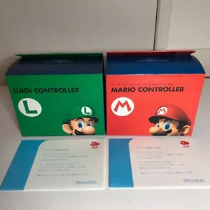Club Nintendo limited color GameCube Controller Mario & Luigi Shield Box F/S - Picture 1 of 14