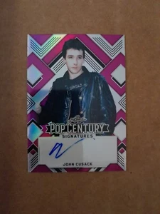 John Cusack /7 Prismatic Pink Autograph Card 2022 Leaf Pop Century - Picture 1 of 2