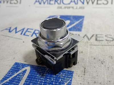 Cutler-Hammer 10250T/91000T Black Pushbutton *USED - Image 1 of 4