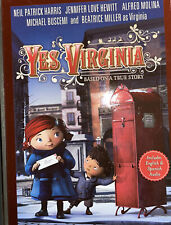 Yes, Virginia - Family Christmas Movie (DVD, 2013) - New Sealed with Slipcover