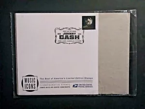 Johnny Cash First Day of Issue Stamp and Ceremony Program from the USPS 2013 - Picture 1 of 8