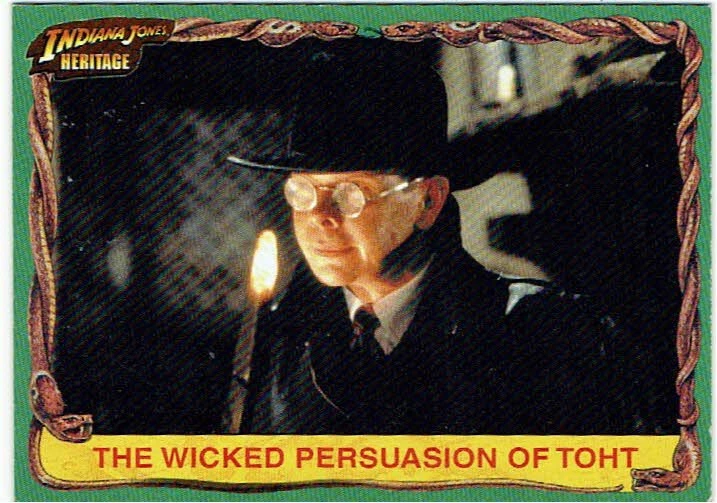 Indiana Jones Heritage Topps 2008 White Back Parallel Chase Card #8 - #100/500 - Image 1 of 1