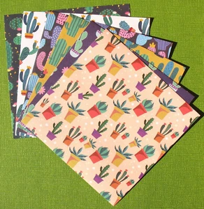 Succulents - 6x6 Forever In Time Scrapbooking Paper Pack - Bild 1 von 10