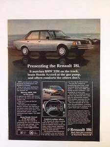 Renault 18i 1980 anuncio impreso - Imagen 1 de 2