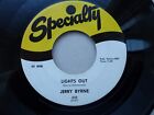 JERRY BYRNE 45 LIGHTS OUT USA SPECIALTY WILD 1958 ROCKABILLY R&B JIVER 1970S RE