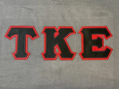 Tau Kappa Epsilon TKE size Large hoodie sweatshirt midweight high cotton - Image 1 of 4