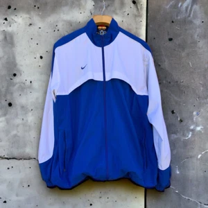 Vintage Y2K Nike Team Full Zip Trainingsjacke Windbreaker Color Block Herren Gr. M - Bild 1 von 14