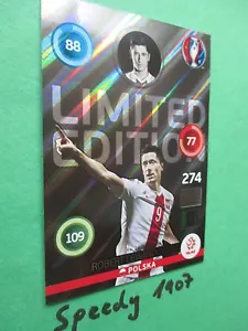 Panini Adrenalyn Euro 2016 Limited Edition Shiny Lewandowski Polen Poland Polska - Bild 1 von 1