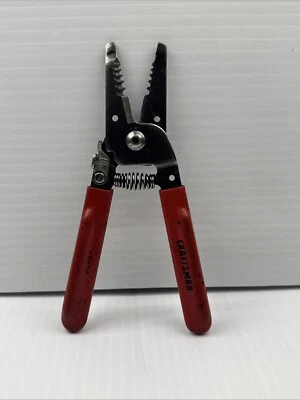 Craftsman 82543 Empuñadura de goma cargada con resorte 6” cortador de alambre pelacables 10-20 Foto 1 de 4