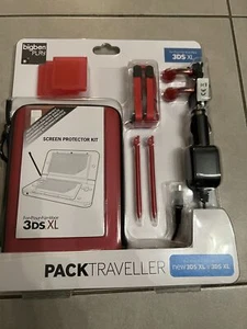 pack accessoires nintendo 3ds XL / new traveller gris rouge - Photo 1/9