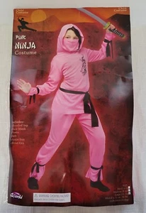 Girl's costume Fun World Pink Ninja Child Large 10-12. 8708PK Halloween Costume. - Picture 1 of 9