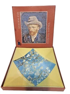 "Plato decorativo flor de almendras Vincent Van Gogh autorretrato PLACA 10"" x 10" - Imagen 1 de 7